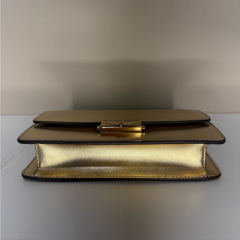Michael Kors Metallic Gold Clutch - Picture 9 of 11